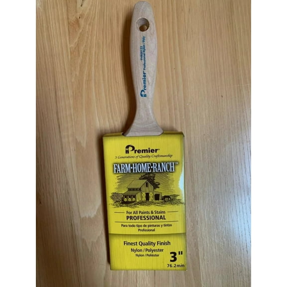 Premier FHR00133 3" Professional Nylon & Poly Paint & Stain Paint Brush