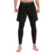 thumbnail image 1 of TFixol Pantalones para correr 2 en 1 para hombre Bolsillos en cintura elástica Leggings elásticos que absorben la humedad, 1 of 8