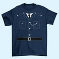 thumbnail image 5 of Old Glory Mens Halloween British Bobby Copper Police Costume Short Sleeve T Shirt, 5 of 6