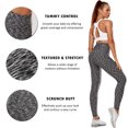 thumbnail image 5 of VASLANDA Women's High Waist Yoga Pants Tummy Control Workout Ruched Butt Lifting Stretchy Leggings Textured Booty Tights, 5 of 6