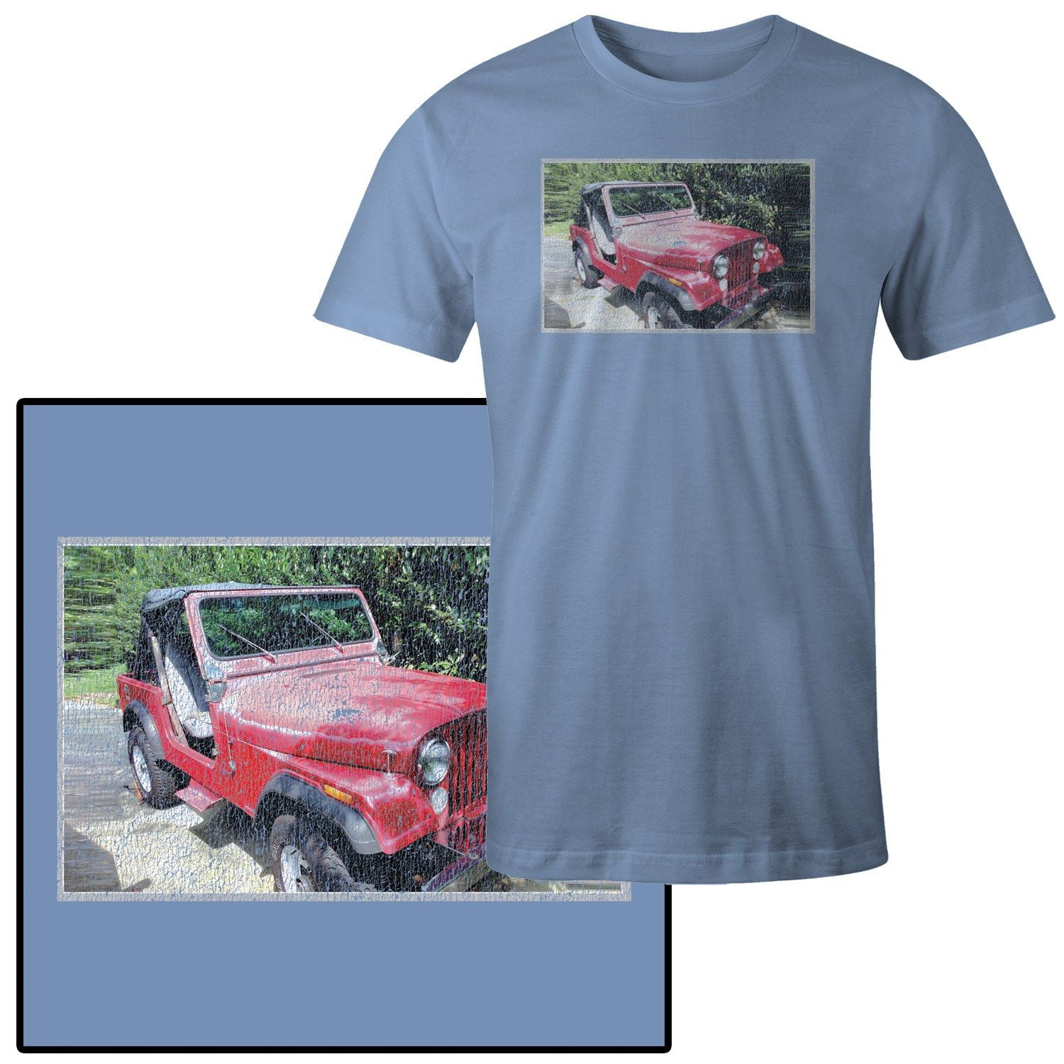 Men's Jeep CJ7 Wrangler Classic Car Off 