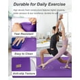 thumbnail image 2 of YR Large Yoga Mat 78x51" 10mm Thick Foam Exercise Mats for Home/Gym Floor Workout Purple, 2 of 3