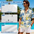 thumbnail image 4 of KUIFORTI Matching Outfits for Couples with Soft Fabric His and Hers Summer Outfits Shirts for Men Breathable 4-Way Stretch Suitable for Everyday Casual Wear Sailboat Palm Tree, 4 of 7