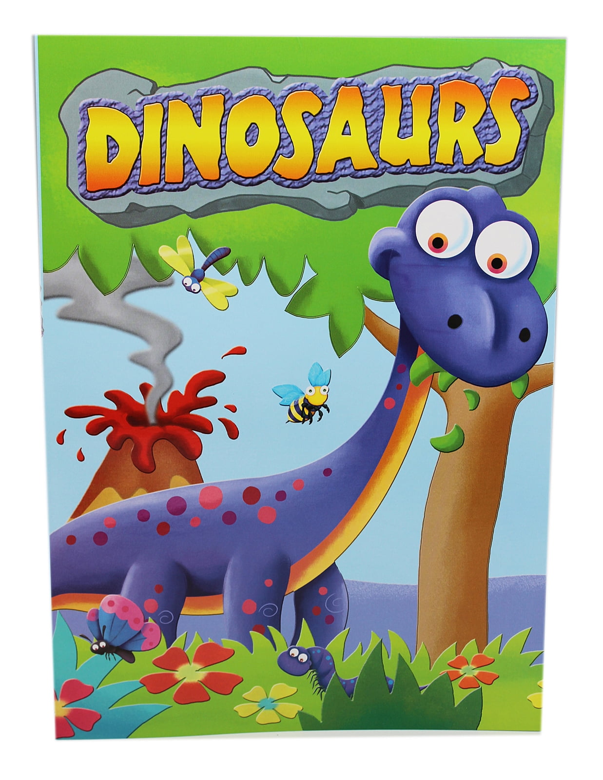 Dinosaurs Coloring and Activity Book (Blue Cover)