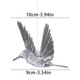 thumbnail image 3 of Fall Home Decor Elegant Hummingbird Ornament Glass Hanging Decoration for Home Or Garden Display, 3 of 4