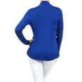 thumbnail image 4 of Women's Open Front Long Sleeve Lightweight Soft Basic Cardigan, 4 of 4