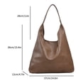 thumbnail image 2 of Bolso Hobo para Mujer Hombro Informal Las Axilas Retro Gran Capacidad Cuero PU Con Monedero Cierre Cerrojo Bandolera Mujeres Y Niñas, 2 of 9