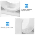 thumbnail image 3 of Masteelf  50 Pcs Riding Horse Clamp PVC Saddle Clamps Heavy Duty Pipe Fasten White, 3 of 8
