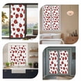 thumbnail image 7 of Window Privacy Film Red Ladybugs Stained Glass Window Film Decorative Sun Block Window Cover Animal Themed Spring Summer Rustic Window Clings Static Adhesive Sticker for Bathroom 19.6"x39.3", 7 of 7