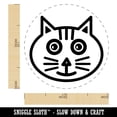 thumbnail image 2 of Charming Cat Face Rubber Stamp for Scrapbooking Crafting Stamping - Medium 1 Inch, 2 of 7