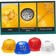 thumbnail image 3 of Industrial Safety Helmet With Solar Cooling Fan Construction Worker Hard Hat Blue Safety Helmet Fire Protectionblue1pcs), 3 of 5