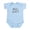 Sky Blue, variant on CafePress - Miso Cute Infant Bodysuit - Baby Light Bodysuit, Size Newborn - 24 Months