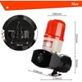 thumbnail image 2 of Alarma con luz estroboscópica Sonido y luz industrial Alarma Alarma exterior Alarma luminosa Intermitente de emergencia interior, 2 of 5