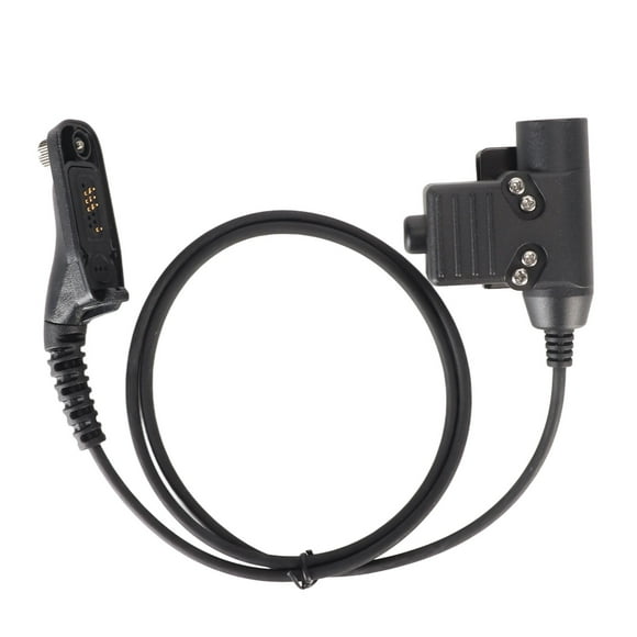 Adaptador de auriculares de Walkie Talkie Jadeshay Reemplazo para Motorola APX APX-4000 APX-6000 APX-7000 APX-8000 Tipo A