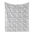 thumbnail image 1 of Animal Soft Flannel Fleece Throw Blanket, Tropical Animal on Pastel Tone Background, Cozy Plush for Indoor and Outdoor Use, 50" x 70", Multicolor, by Ambesonne, 1 of 5
