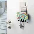 thumbnail image 5 of Stylish Acrylic Key Holder Wall Mount small shelf with hooks Decorative & Functional for Home Organization Popsicles and Fruit Slices, 5 of 6