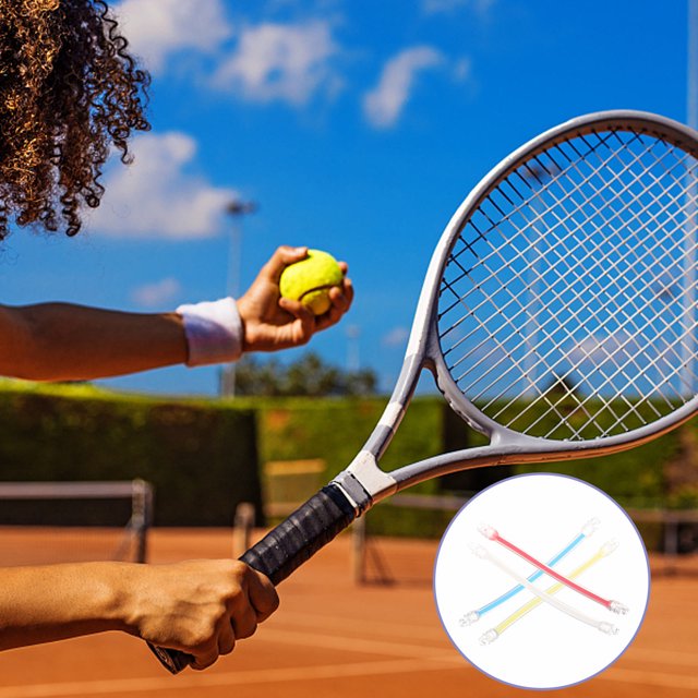 OULII 4Pcs Tennis Dampener for Racket Silicone Shock Absorber Lightweight Easy to Carry Assorted Colors