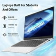 thumbnail image 4 of 14.1" Windows 11 Pro Laptops Office 2024 6GB RAM 512GB SSD Conference camera 2.6 GHz Lightweight Business Laptop Computer for Work WiFi5 BT 4.2, 4 of 7