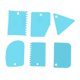 thumbnail image 1 of 6 raspadores para alisar pasteles, utensilios para hornear, alisadores de glaseado para pasteles para principiantes en repostería. Azul, 1 of 9