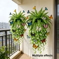 thumbnail image 6 of Fake Hanging Ivy Wall Plant – Artificial Persian Leaf Greenery with Basket for Indoor Outdoor Home and Office Wall Decor, 6 of 9