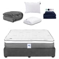 thumbnail image 1 of Colchón King Size Phantom Spring Air + Base Cama + Almohada One + Protector Cloud + Sábana Softy + Edredón Homy, 1 of 8