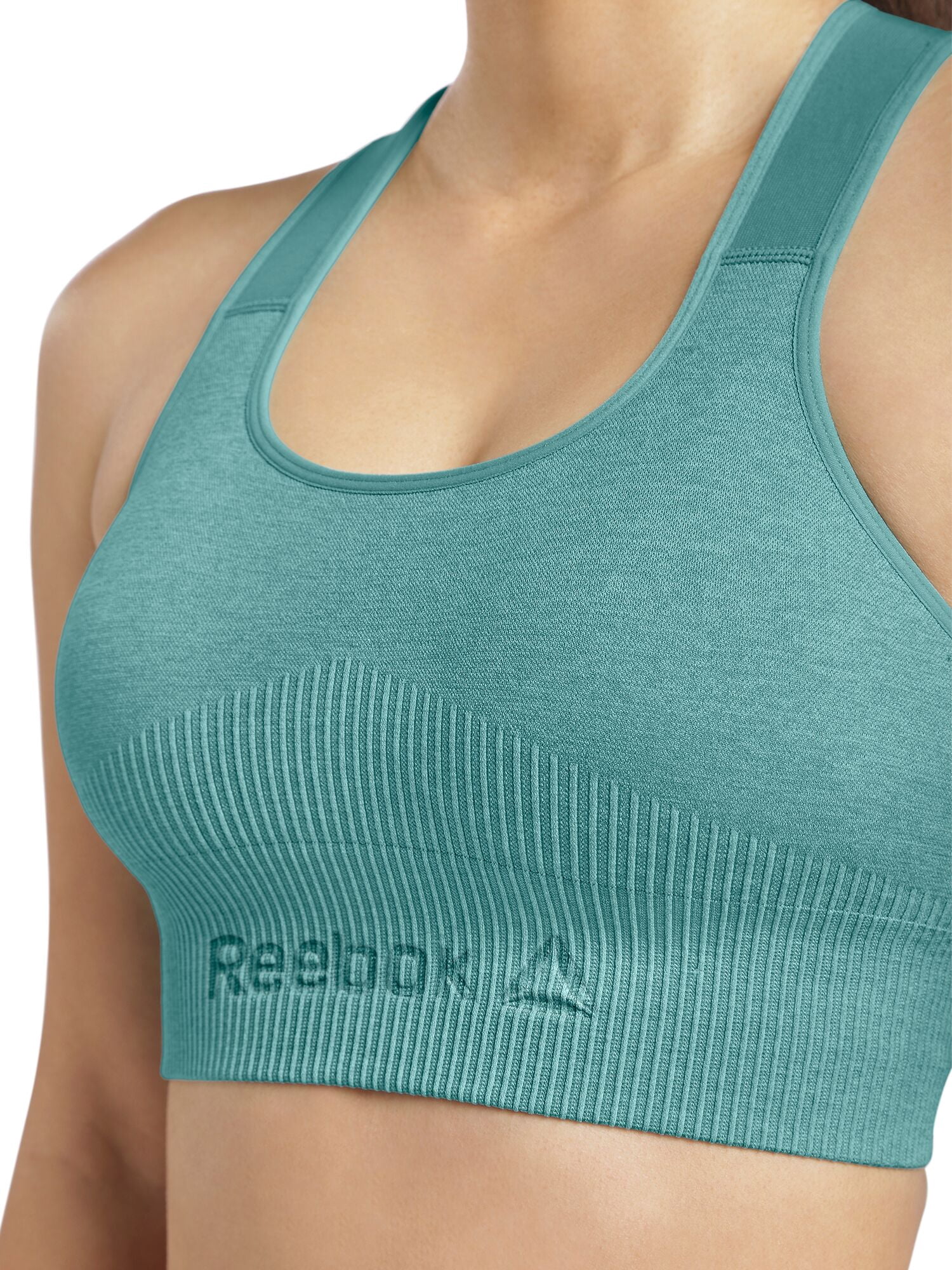 Reebok Women's Medium Impact Seamless Racerback Sports Bra, Sizes S - XXXL