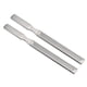 thumbnail image 1 of EeaseMX 2 limas de uñas profesionales de acero inoxidable de metal, pulidoras de doble cara, herramientas de manicura, tiras de pulido (plateadas), 1 of 7