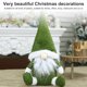 thumbnail image 5 of Muñeca sin rostro Navidad decorativa Papá Noel Adorno de tela Muñeca hecha a mano para decoración navideña, Verde seitruly HA000596-02, 5 of 6