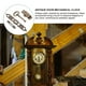 thumbnail image 4 of Reloj de pie con puerta antigua de cilindro de metal vintage, cerradura mecánica y llave para proyectos de bricolaje, 4 of 7
