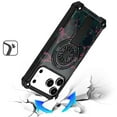 thumbnail image 3 of For iPhone 17 Pro Max CD Texture Design Magnetic Car Mount Friendly HQ Hybrid - D, 3 of 4