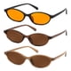 thumbnail image 3 of Gafas de sol FEISEDY retro ovaladas con diseño ojo de gato para mujer B0257, 3 of 6