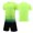 Green, variant on Custom Football Kit Set for Adult and Child, Name Number Team Logo DIY Family Match Personalized Jersey Shirt Shorts Set, Dad and Son Matching Outfits Orange XXXXS
