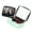 Green, variant on LED Lighted Travel Makeup Bag Spacious Waterproof PU Cosmetic Case With Glasses And Compartments Lighted Makeup Pouches