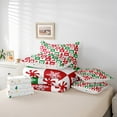 thumbnail image 6 of Castle Fairy Teens Geometric Plaid 7-Piece Bedding Comforter Set,Merry Christmas King Bedding Sets,Festival Xmas Ultra Soft Bed Sheets,Breathable Home Decor, 6 of 8