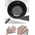 thumbnail image 4 of 7 Inch Chainmail Scrubber 316 Stainless Steel Cast Iron Cleaner with Hanging Ring for Pot Pan Skillet and Cookware Cleaning, 4 of 9
