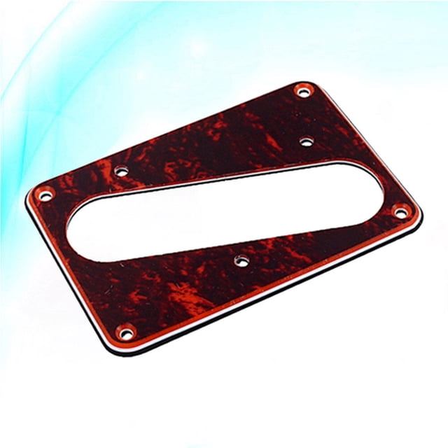 unbranded Pickup Cover Rojo Con Base Plana Para Guitarra Con Marco Humbucker Resistente Para Montaje En