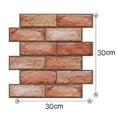 thumbnail image 2 of 3d Simulation Brick Wall Stickers Wallpaper Kitchen Art Decals Decor, 2 of 5