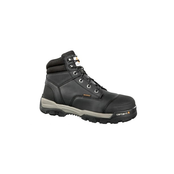 Botas de trabajo Carhartt Ground Force 6 impermeables para hombre, color negro