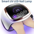 thumbnail image 2 of Lámpara LED UV para secado de uñas, lámpara de manicura con función de memoria, pantalla LCD, profesional, herramientas de Salón de Arte de uñas, 2 of 4