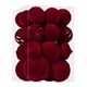 thumbnail image 1 of 30 Pcs Velvet Christmas Balls Flocked Christmas Tree Ornaments Plastic Balls Xmas Decorative Hanging Ornaments Christmas Tree Decoration, 1 of 1