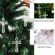 thumbnail image 3 of Houderco 2Ud Colgantes Decorativos Acrílicos De Cruz Para Árbol Y Ambiente De Pascua, 3 of 8