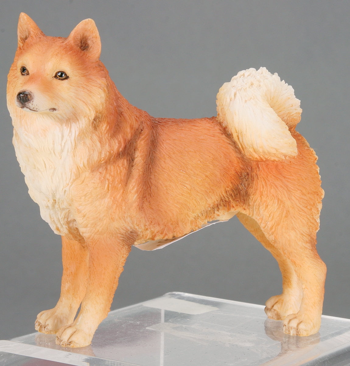 FINNISH SPITZ puppy TiNY dog FIGURINE Resin MINIATURE Mini COLLECTIBLE Statue 