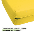 thumbnail image 6 of Twin Size 39"x75"Solid Futon Cover Mattresses Slipcover Fit 6"- 8", Sunshine, 6 of 9