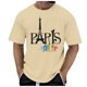 thumbnail image 3 of Playeras De Algodon Camiseta De Manga Corta Para Hombre, Camisetas Casuales Con Estampado Festivo Y Ventilado, 3 of 6