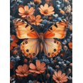 thumbnail image 1 of Qisvanset Framed Canvas Wall Art, 12x16 Inch Floral Butterfly Cottage Core Nursery Wall Decor, 1 of 5