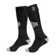 thumbnail image 3 of Calcetines largos calefactables para hombre y mujer, lavables, calentadores de pies, gruesos, suaves y térmicos. Gris, 3 of 9