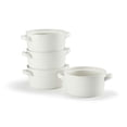 thumbnail image 4 of Kook Soup Crocks, Ceramic Stackable Bowls, Set of 4, White, 4 of 7
