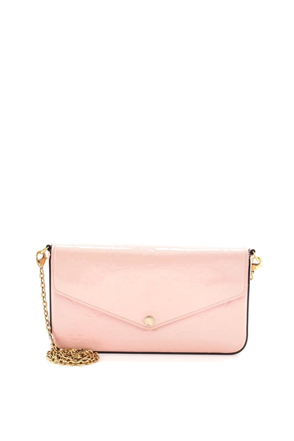 Pre-Owned Felicie Pochette Monogram Vernis By Rebag