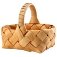thumbnail image 3 of Panier de Récolte Rangement en Copeaux de Bois Brun Lot de 1 5.9X5.5X4.7In, 3 of 9