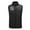 Black, variant on JURANMO Heated Vest for Men Women, 3 Heating Levels 9 Heating Zones Smart Controller Lightweight Zip Up Stand Collar Heated Jackets Lightning Deals Navy XL